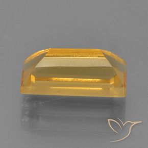 Citrino Dourado médio Natural 1.79ct, baguete, VVS-VS