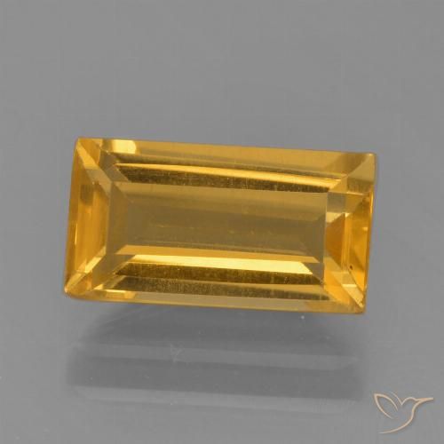 1.79ct Natural Dourado Escuro Citrino, baguete, VS