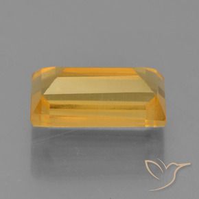 Citrino Dourado Escuro Natural 1.79ct, baguete, VS