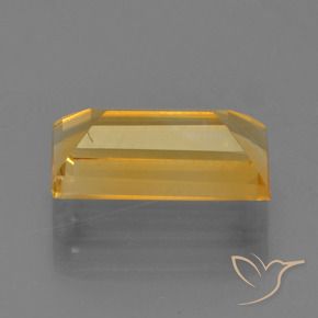 Citrino Dourado Médio-escuro Natural 1.62ct, baguete, VS