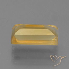 Citrino Dourado Médio-escuro Natural 1.69ct, baguete, VVS-VS