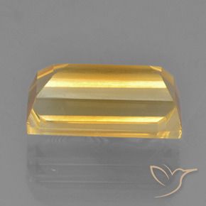 Citrino ouro brilhante Natural 3.39ct, baguete, VS