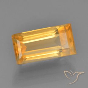 Citrino Laranja-Ouro Natural 2.76ct, baguete, VS