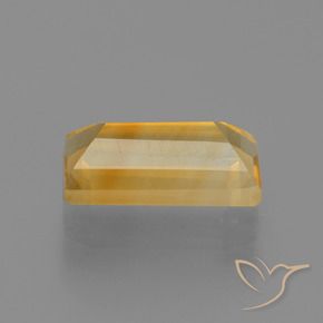 Citrino Laranja Dourada Natural 1.56ct, baguete, VVS-VS