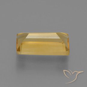 Citrino Laranja-dourado médio-claro Natural 1.43ct, baguete, VS