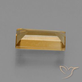 Citrino Laranja-Ouro Natural 1.33ct, baguete, VS