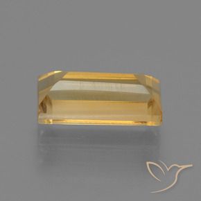 Citrino Laranja Dourado Profundo Natural 1.62ct, baguete, VS