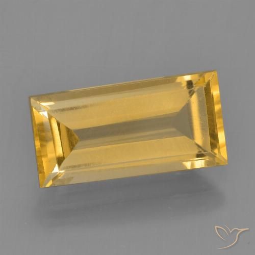 2.48ct Natural ouro brilhante Citrino, baguete, VS