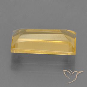 Citrino ouro brilhante Natural 2.50ct, baguete, VS