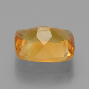 Citrino dourado natural 1,94ct, almofada cortada, VS