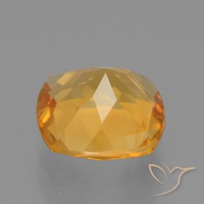 Citrino Laranja Dourado Profundo Natural 1.75ct, Almofada, VS