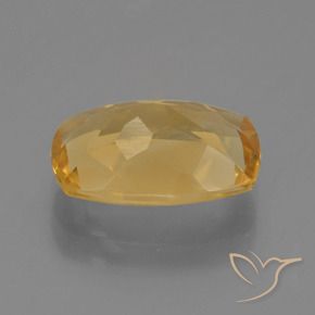 Citrino Laranja Médio Natural 3.21ct, Almofada, VVS-VS
