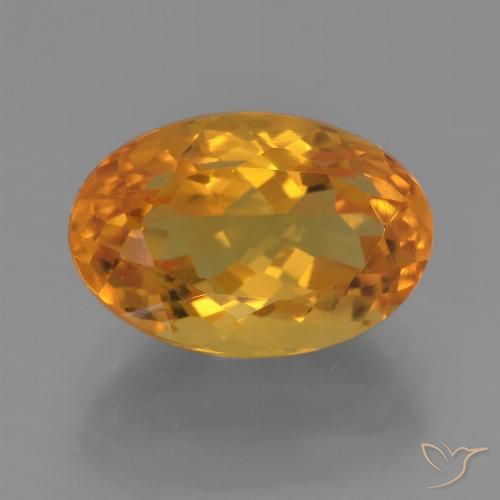3.51ct Natural Ouro Citrino, oval, VVS-VS