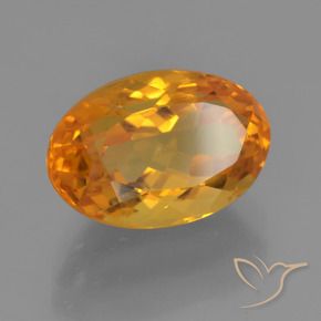 Citrino Ouro Natural 3.51ct, oval, VVS-VS