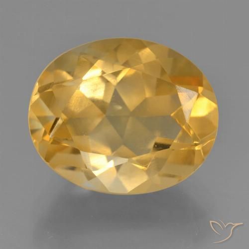 4.47ct Natural Laranja-Ouro Citrino, oval, VS