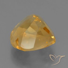 Citrino Laranja-dourado médio-claro Natural 4.54ct, Formato de pêra, VS