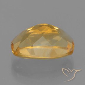 Citrino Laranja Dourado Profundo Natural 3.32ct, Almofada, VVS-VS