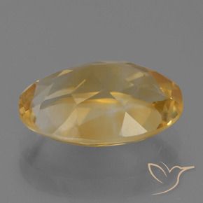 Citrino Dourado Médio-escuro Natural 3.04ct, oval, VVS-VS