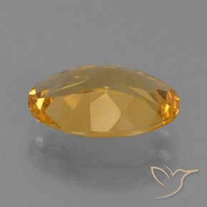 Citrino Dourado Médio-escuro Natural 2.12ct, oval, VVS-VS