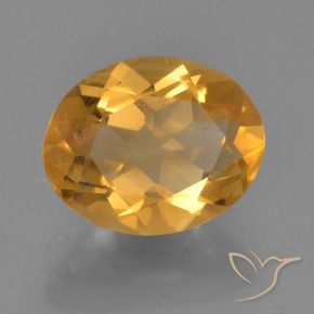 Citrino Laranja escuro-dourado Natural 2.56ct, oval, VVS-VS