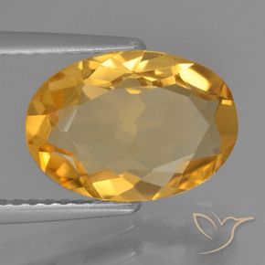 Citrino Laranja escuro-dourado Natural 2.60ct, oval, VVS-VS