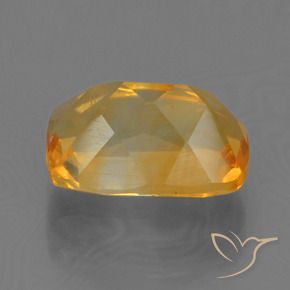 Citrino Laranja Profundo-Ouro Natural 2.27ct, Almofada, VS