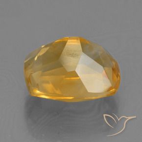 Citrino Laranja escuro-dourado Natural 2.81ct, Almofada, VS