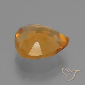 Citrino Laranja Profundo-Ouro Natural 2.20ct, Formato de pêra, VS