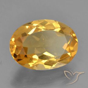 Citrino Laranja escuro-dourado Natural 2.59ct, oval, VS