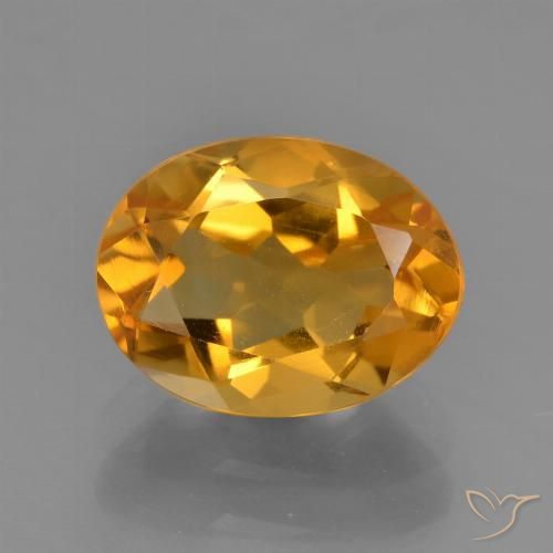 1.97ct Natural Laranja Profundo-Ouro Citrino, oval, VS