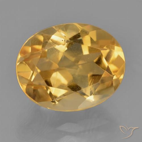 4.71ct Natural Laranja Dourado Profundo Citrino, oval, VS-SI