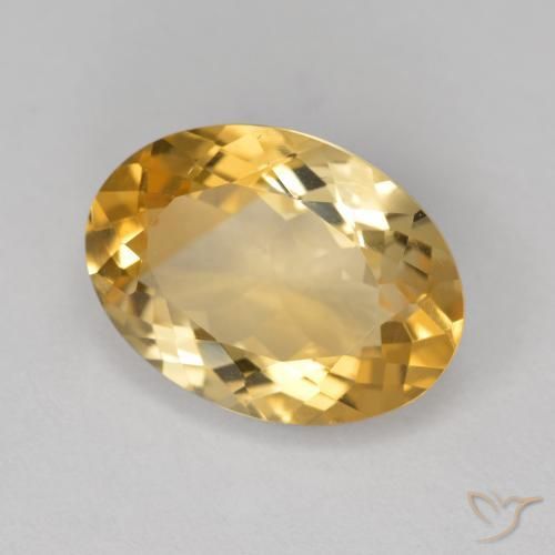 Citrino Dourado Natural 5.30ct, oval, VVS-VS