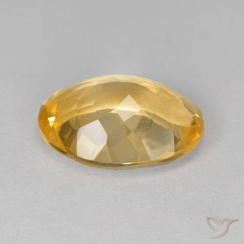 Citrino Dourado Natural 5.30ct, oval, VVS-VS