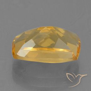 Citrino Dourado médio Natural 2.65ct, Almofada, VVS-VS