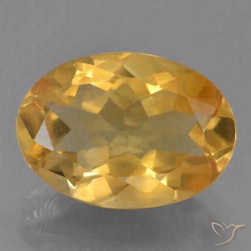 4.95ct Natural Dourado Médio-escuro Citrino, oval, VS