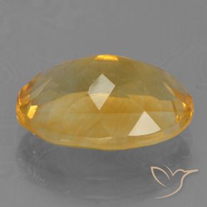 Citrino Dourado Médio-escuro Natural 4.95ct, oval, VS