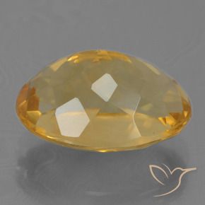 Citrino Laranja Dourado Profundo Natural 4.11ct, oval, VS