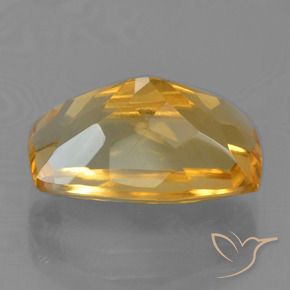 Citrino Laranja escuro-dourado Natural 4.24ct, Almofada, VVS-VS