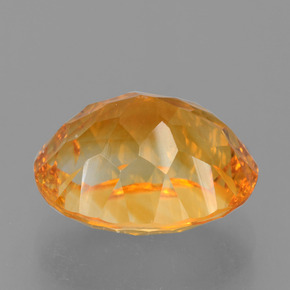 Citrino ouro natural 5,00ct, corte oval, VS
