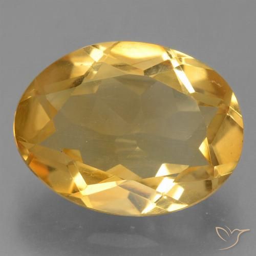 2.63ct Natural Laranja-dourado médio-claro Citrino, oval, VVS-VS