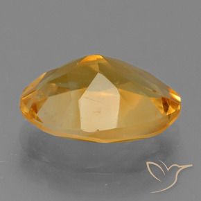 Citrino Laranja Profundo-Ouro Natural 2.08ct, oval, VS