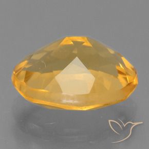 Citrino Laranja-dourado médio-claro Natural 2.10ct, oval, VS