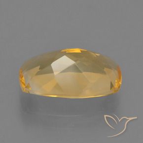 Citrino Laranja claro-dourado Natural 2.68ct, Almofada, VVS-VS