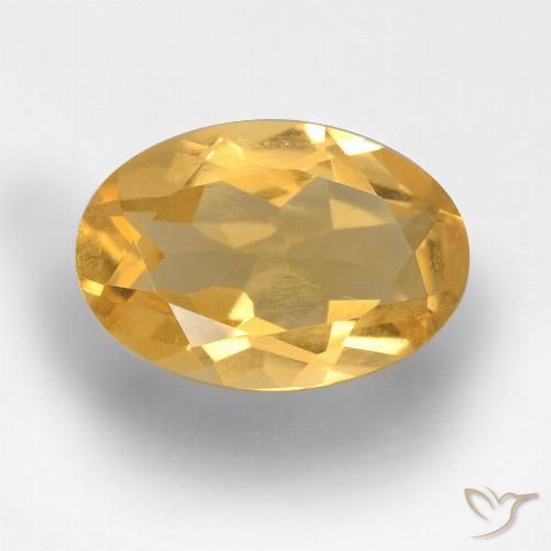 2.41ct Natural ouro médio Citrino, oval, VVS-VS