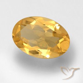 Citrino ouro médio Natural 2.41ct, oval, VVS-VS