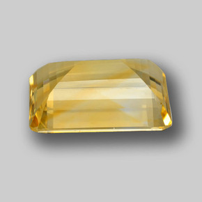 Citrino Amarelo Dourado Natural 9.46ct, Corte Esmeralda, VVS-VS