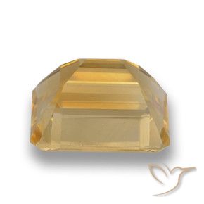 Citrino ouro médio Natural 4.44ct, Corte Octógono / Esmeralda, VVS-VS