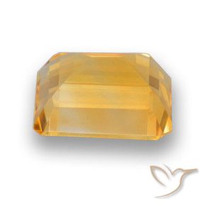 Citrino Laranja-Ouro Natural 4.53ct, Corte Octógono / Esmeralda, VVS-VS