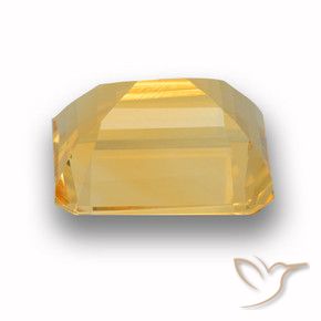 Citrino Ouro Natural 4.06ct, Corte Octógono / Esmeralda, VVS-VS