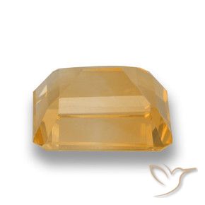 Citrino Laranja-Ouro Natural 4.27ct, Corte Octógono / Esmeralda, VVS-VS